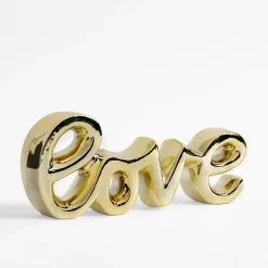 Dekoracyjny napis złoty LOVE 29x11,4 cm
