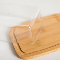 Deska bambusowa z kloszem