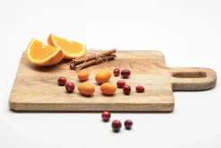 Deska do krojenia i serwowania z drewna mango 39,5x25x2 cm