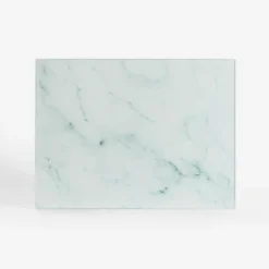 Deska do krojenia szklana BIAŁY MARMUR 40x30 cm