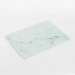 Deska do krojenia szklana BIAŁY MARMUR 40x30 cm