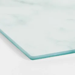 Deska do krojenia szklana BIAŁY MARMUR 20x30 cm