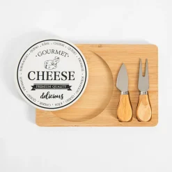 Deska do serów z akcesoriami 25x17 cm