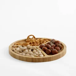 Deska do serwowania przekąsek bambusowa 20 cm