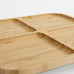 Deska do serwowania przekąsek bambusowa 20x20 cm