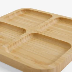 Deska do serwowania przekąsek bambusowa 20x20 cm