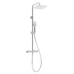 Deszczownica z baterią prysznicową termostatyczną chrom ALPINIA