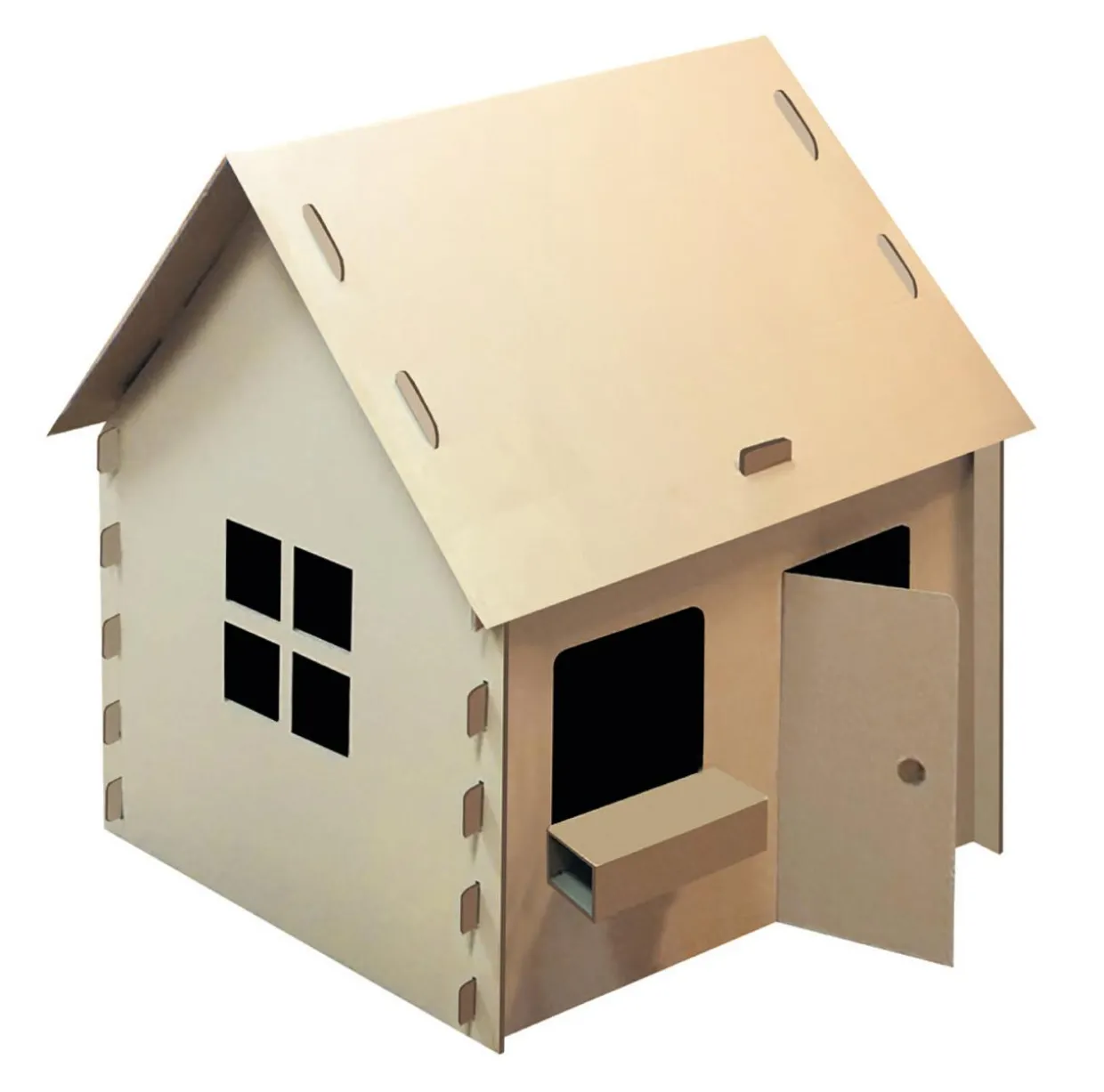 Domek z kartonu do kolorowania 93x115x110 cm