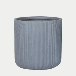 Donica żłobiona szara 30x30 cm