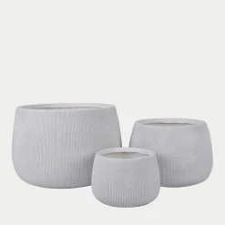 Donica ogrodowa biała 29x20 cm