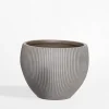 Donica ogrodowa okrągła taupe 29 cm