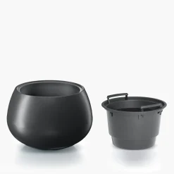 Donica z wkładem antracytowa HEOS 43,6 cm