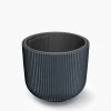 Doniczka antracytowa MILLY 29,8 cm