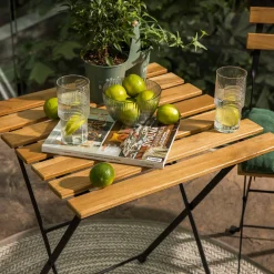 Doniczka metalowa podwójna 20 CM zielona