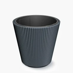 Doniczka stożkowata antracytowa MILLY 39 cm