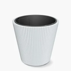 Doniczka stożkowata biała MILLY 46,7 cm