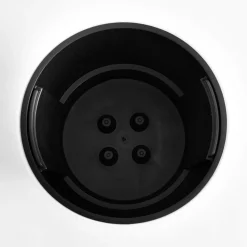 Doniczka z wkładem biała MILLY 29,8x36,5 cm