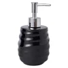 Dozownik do mydła ceramiczny czarny 17 cm