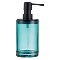 Dozownik do mydła szkło transparentne morski 18,5 cm