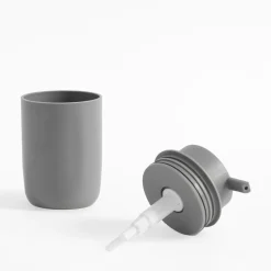 Dozownik na mydło szary