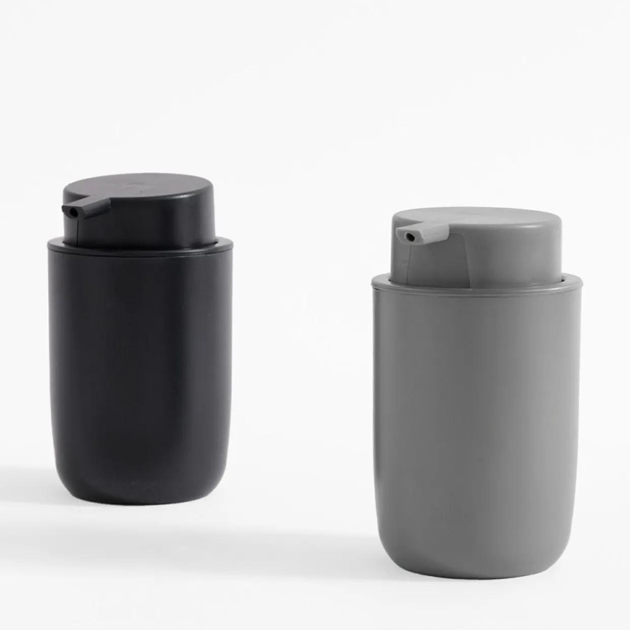 Dozownik na mydło szary