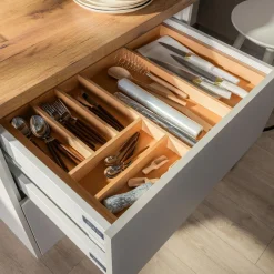 Drewniany wkład na sztućce Q-WOOD 80 cm