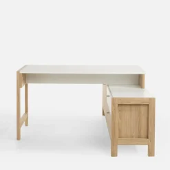 Duże biurko z szufladami i szafką HOYVIK