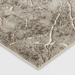 Dywan abstrakcyjny beżowy ARCO 60x110 cm