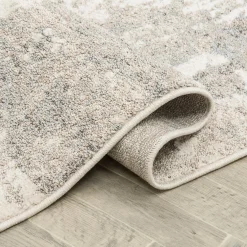 Dywan abstrakcyjny beżowy PAULA 80x150 cm