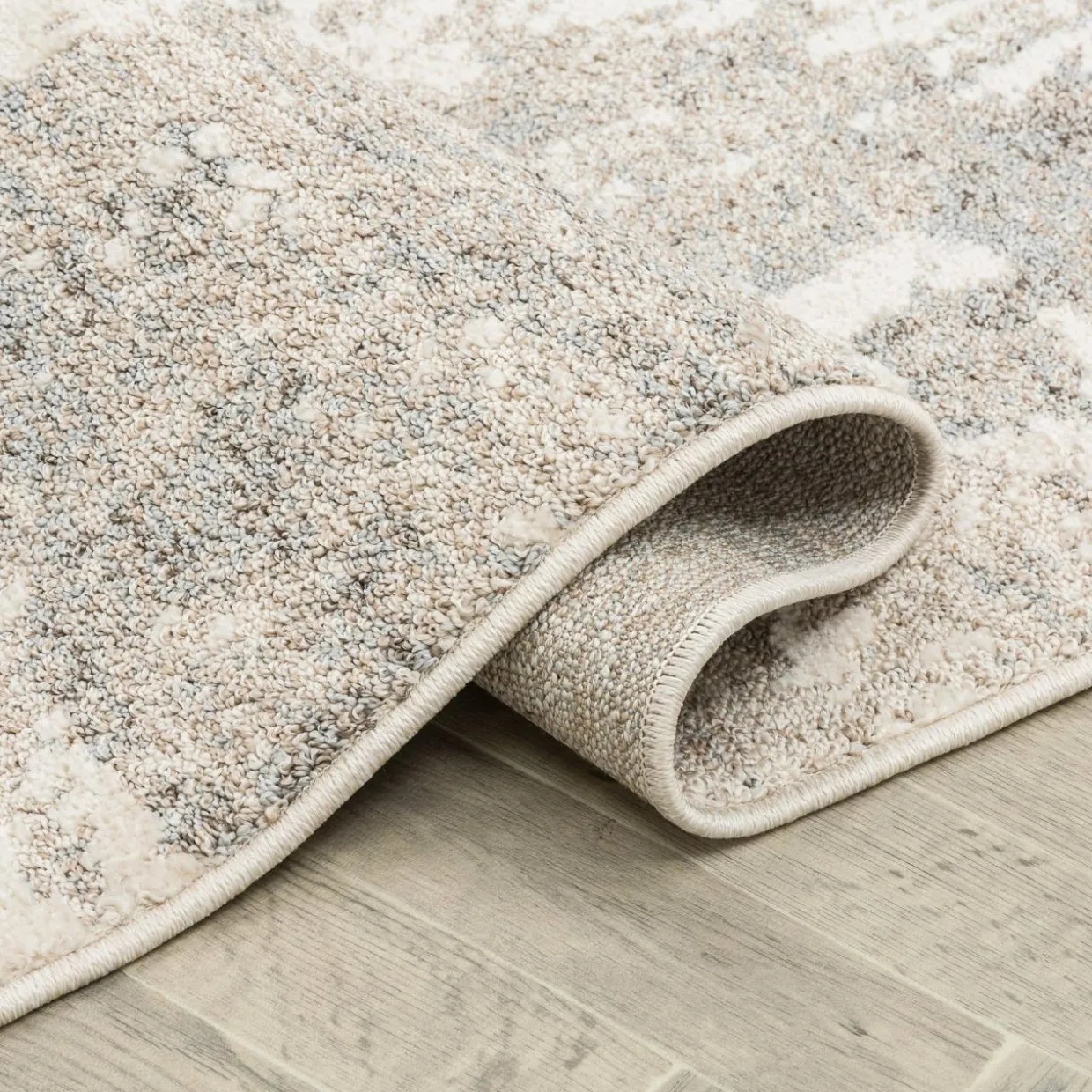 Dywan abstrakcyjny beżowy PAULA 160x230 cm