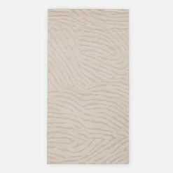 Dywan abstrakcyjny beżowy DEUS 80x150 cm