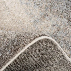Dywan abstrakcyjny KERY, beżowo-szary, 80x150 cm