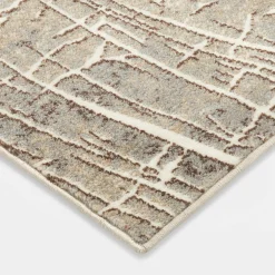 Dywan abstrakcyjny kremowy ARCO 60x110 cm