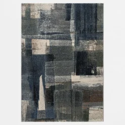 Dywan abstrakcyjny niebieski SORRENTO 200x290 cm