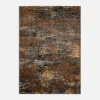 Dywan abstrakcyjny szaro-rdzawy NOVANTA 120x170 cm