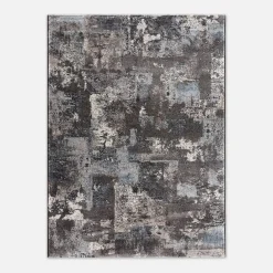 Dywan abstrakcyjny szary NOVANTA 200x290 cm