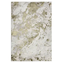 Dywan abstrakcyjny złoty SUNSET 120x170 cm