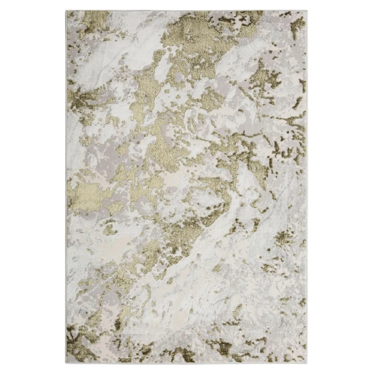 Dywan abstrakcyjny złoty SUNSET 120x170 cm