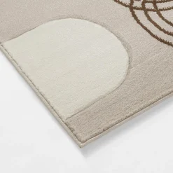 Dywan art déco beżowy MILLEY 80x150 cm