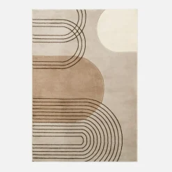 Dywan art déco beżowy MILLEY 200x290 cm