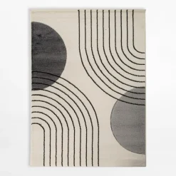 Dywan art déco kremowy MILLEY 160x230 cm