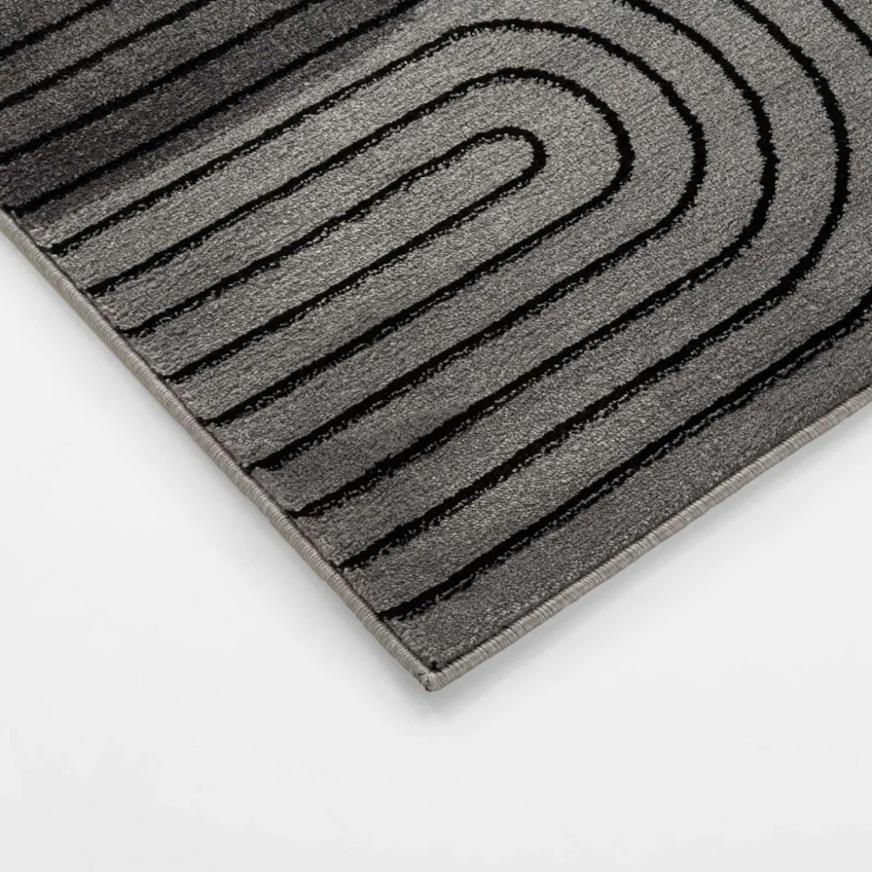 Dywan art déco szary MILLEY 80x150 cm