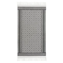 Dywan czarno-biały SCANDI 80x150 cm