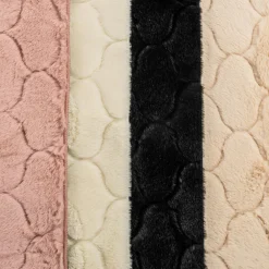Dywan czarny SENTEZ RABBIT 80x150 cm, mix