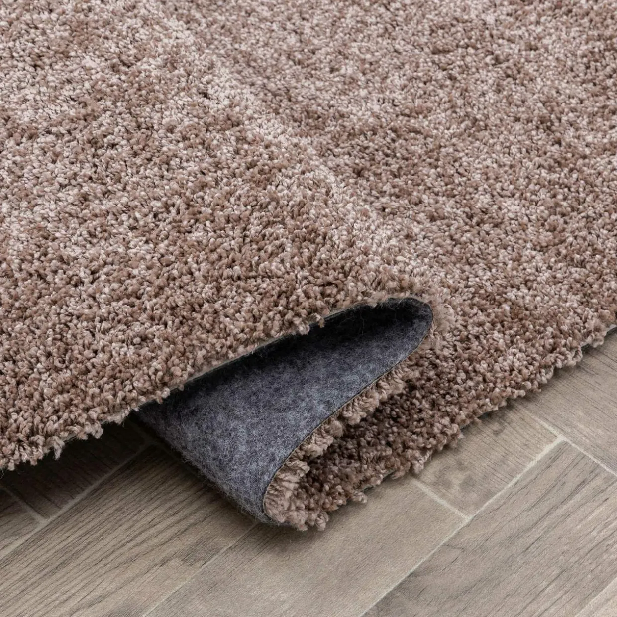 Dywan do prania brązowy LAVER 160x230 cm