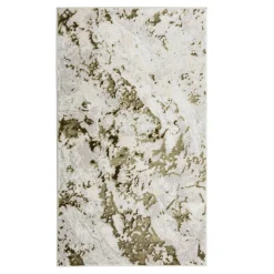 Dywan do przedpokoju abstrakcyjny złoty SUNSET 80x150 cm