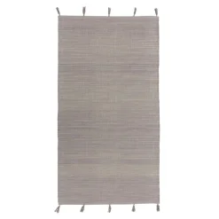 Dywan do przedpokoju boho BORG szary 80x150 cm