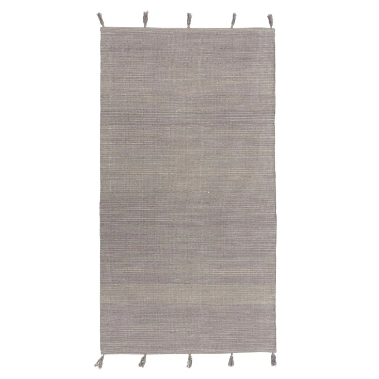 Dywan do przedpokoju boho BORG szary 80x150 cm