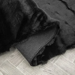 Dywan do przedpokoju czarny MODESTO 80x150 cm