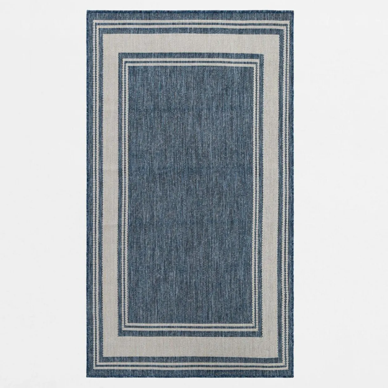 Dywan do przedpokoju niebieski PALMA 80x150 cm